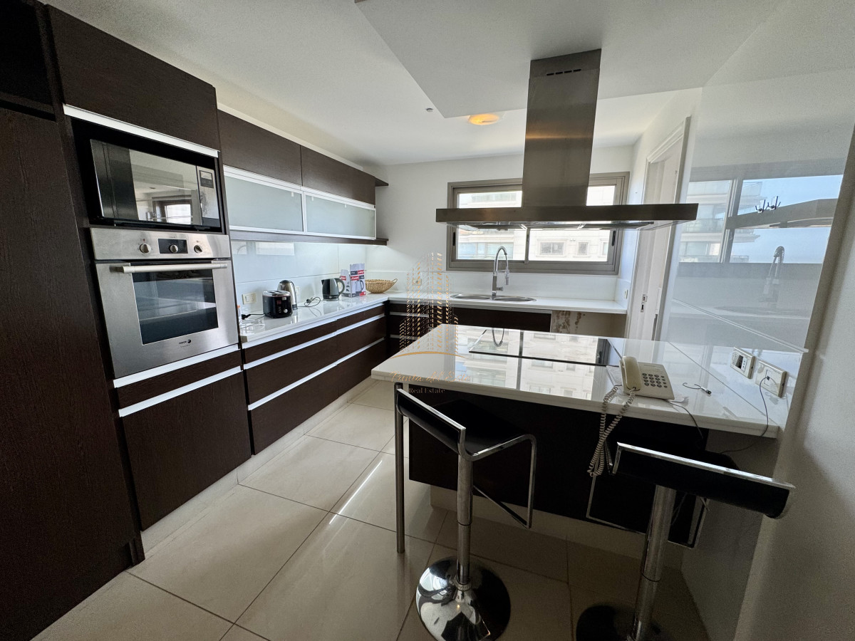 Apartamento ID.988 - Apartamento en Alquiler frente al mar full amenities , Punta del Este