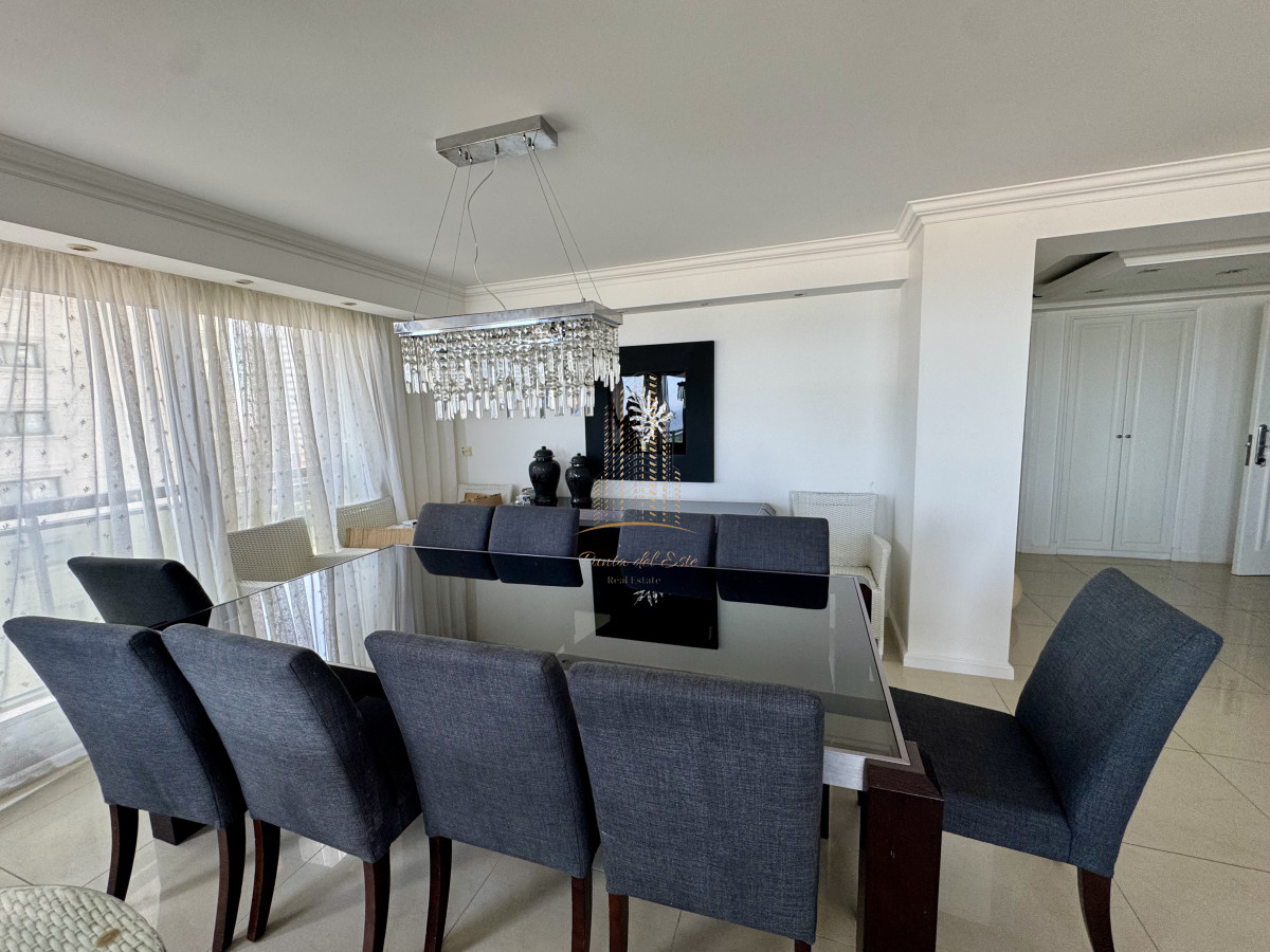 Apartamento ID.988 - Apartamento en Alquiler frente al mar full amenities , Punta del Este