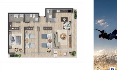 APARTAMENTO EN VENTA PROXIMO INCIO DE OBRAS 3 DORMITORIOS TORRES DEL ESTE