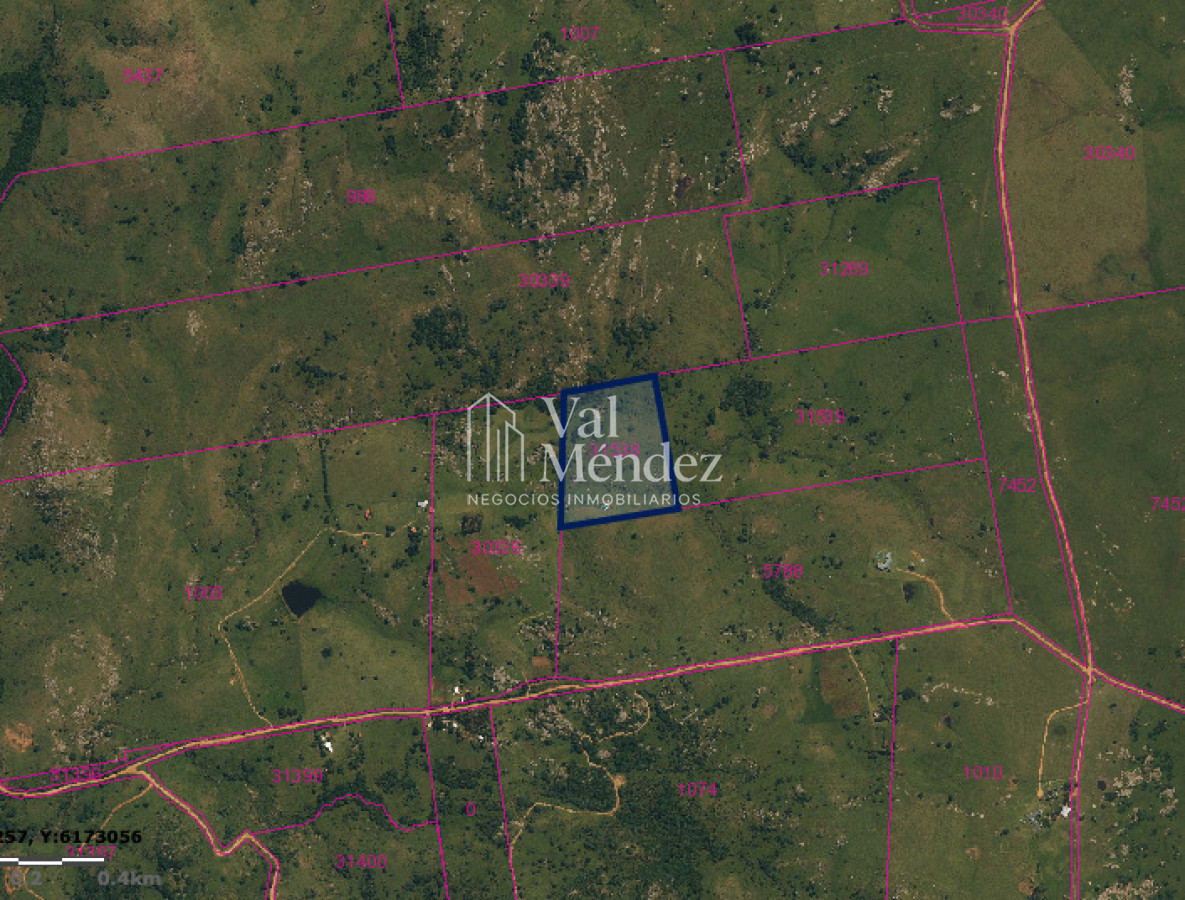 Chacra ID.3872 - CHACRA EN VENTA, ENTRE MALDONADO Y MINAS