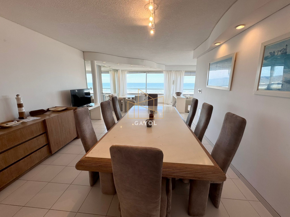 Apartamento ID.1025 - Alquiler de temporada 3 dormitorios y servicio Primera linea playa brava 