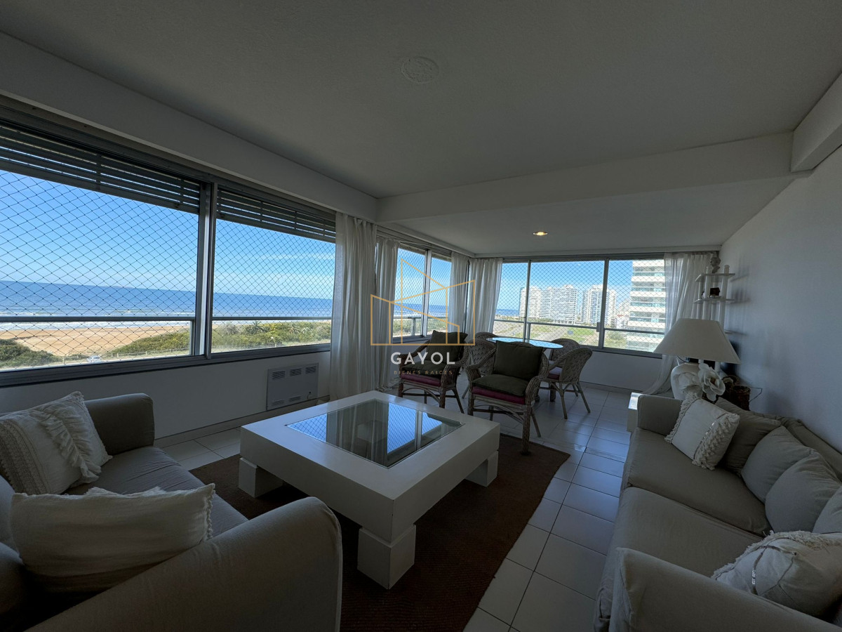 Apartamento ID.1025 - Alquiler de temporada 3 dormitorios y servicio Primera linea playa brava 