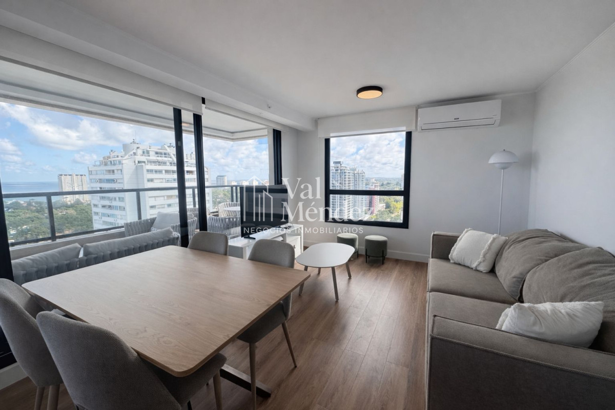 Apartamento ID.3849 - Apartamento en alquiler anual  2 dormitorios con vista al mar