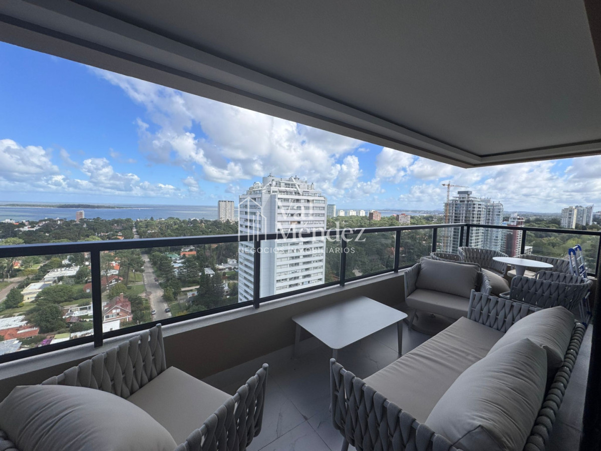 Apartamento ID.3849 - Apartamento en alquiler anual  2 dormitorios con vista al mar