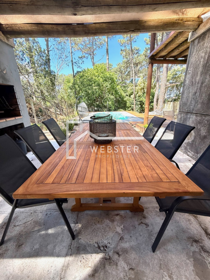 Casa ID.2553 - Alquiler de Verano - Montoya, La Barra - 3 Dorm + Depencia y Piscina