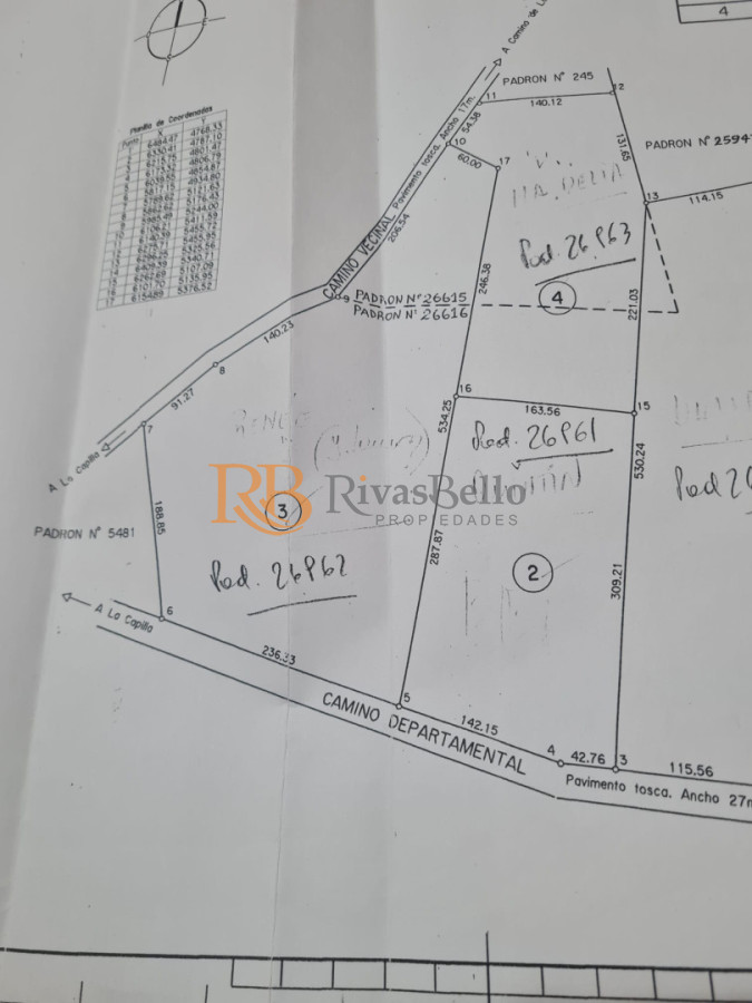 Chacra ID.122 - Se vende chacra en Lapataia