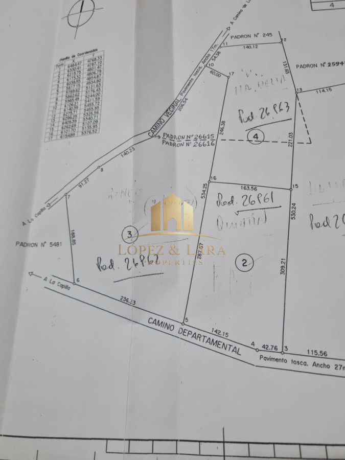 Chacra ID.417 - Se vende chacra en Lapataia