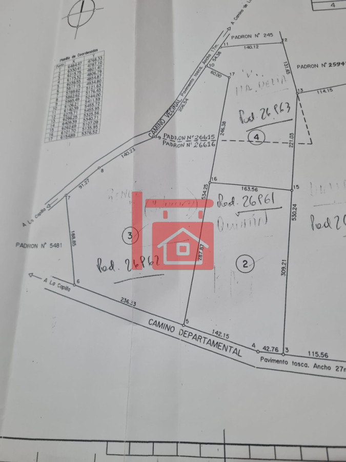 Chacra ID.877 - Se vende chacra en Lapataia
