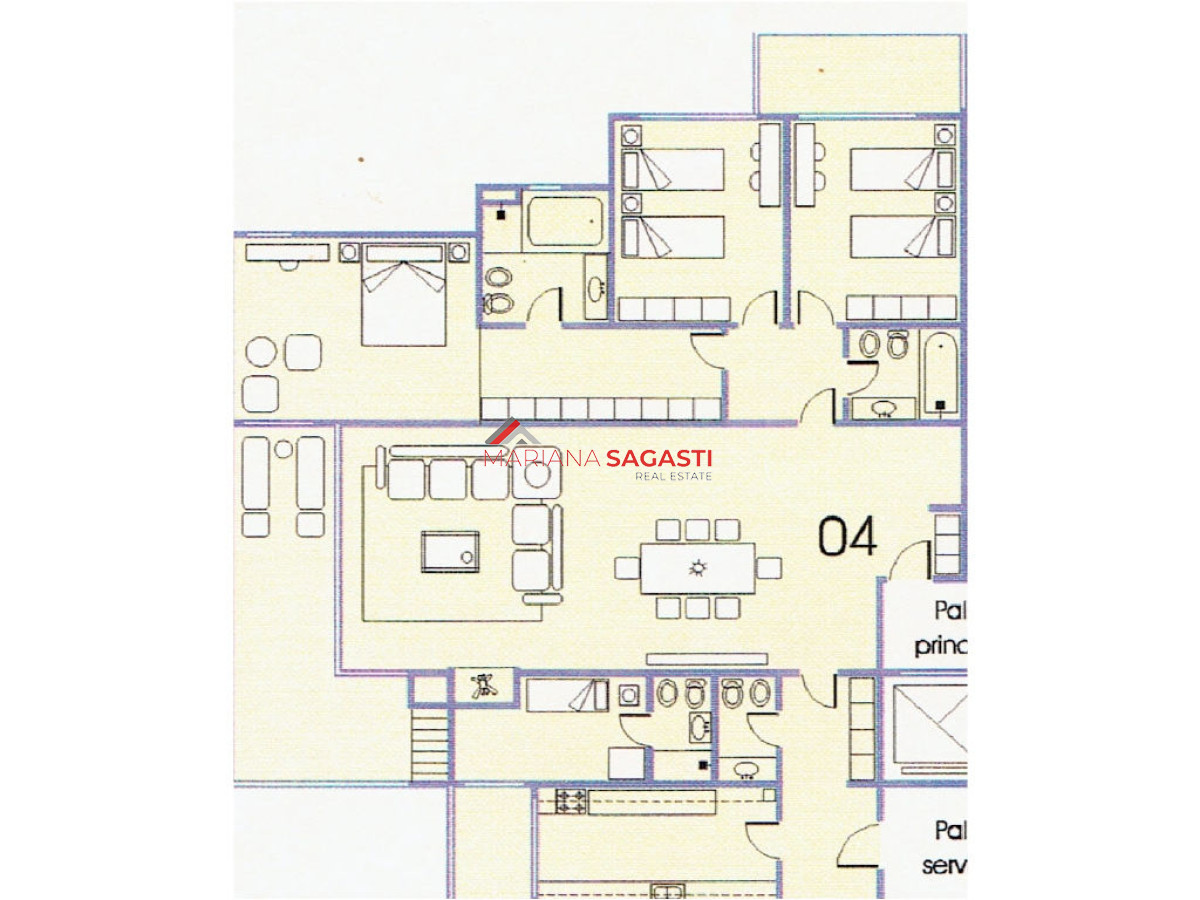 Apartamento ID.3996 - Brava, 3 dormitorios y dependencia
