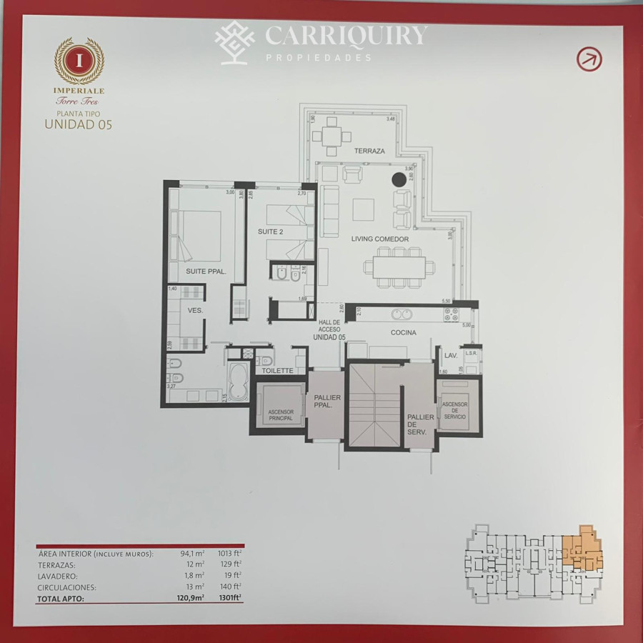 Apartamento ID.9212 - Imperiale III, 2 dormitorios.