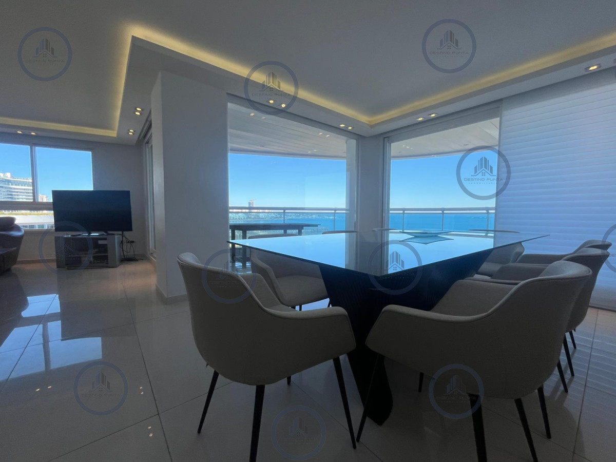Apartamento ID.3310 - Apartamento de 3 dormitorios en Torre Millenium , Punta del este , Playa Mansa 