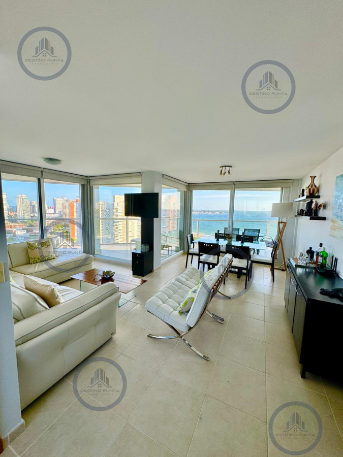 Apartamento ID.2108 - Apartamento de 3 Dormitorios en Alquiler a metros del Mar, Punta del Este Playa Mansa