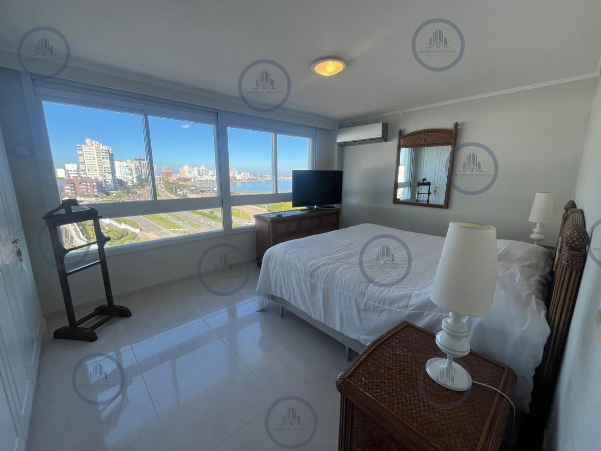 Apartamento ID.3310 - Apartamento de 3 dormitorios en Torre Millenium , Punta del este , Playa Mansa 