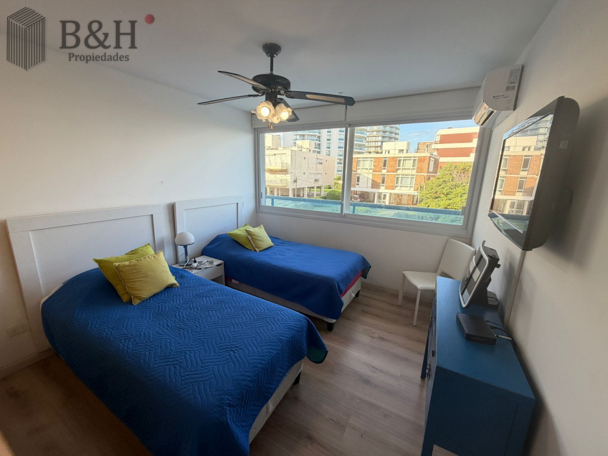 Apartamento ID.6755 - Apartamento en venta de 3 dormitorios en Punta del este , Playa brava , 