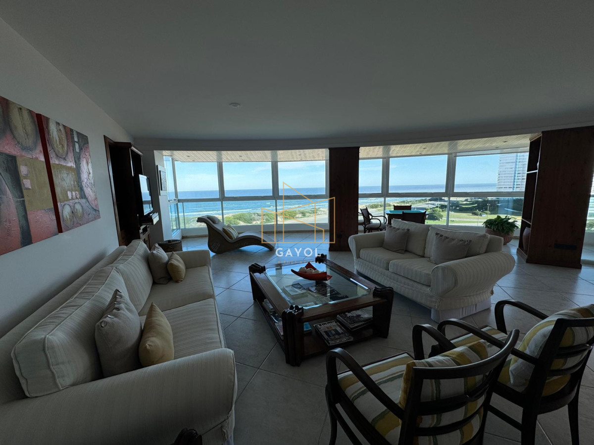 Apartamento ID.1072 - Apartamento en Venta de 3 dormitorios en Punta del este , Playa Brava , Torre Nueva York , Vista al mar 
