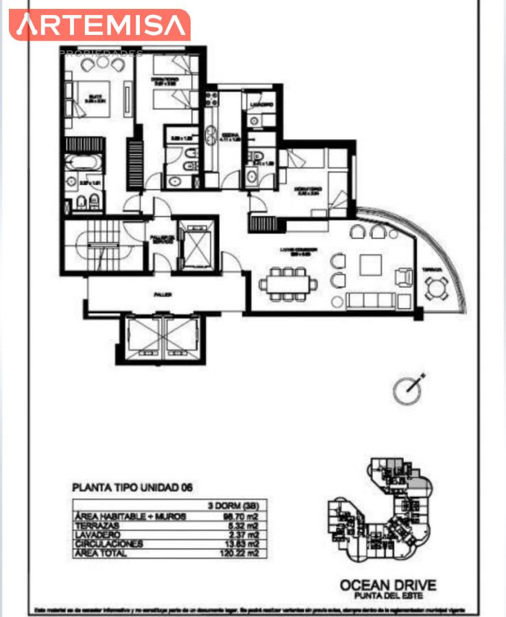 Apartamento ID.656 - Hermosa vista desde todos los ambientes!