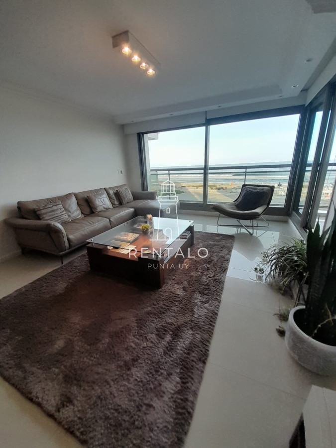Apartamento ID.843 - Apartamento en venta de 3 dormitorios en Punta del este , Torre Imperiale , Playa Mansa 