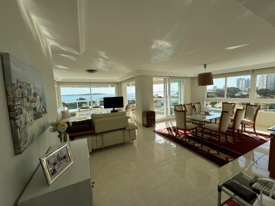 Apartamento de 3 dormitorios en Alquiler en Punta del este , Playa Mansa , Punta del este , Vista al Mar  - PLA599A