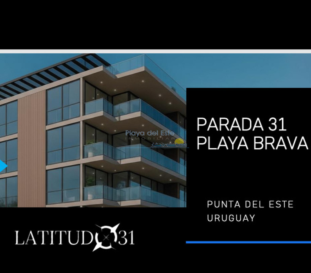 Proyecto en en Punta del este , Playa brava , Parada 31  - PLA15314A