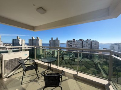 Apartamento de 2 dormitorios en Punta del este , Torre imperiale en alquiler temporal 