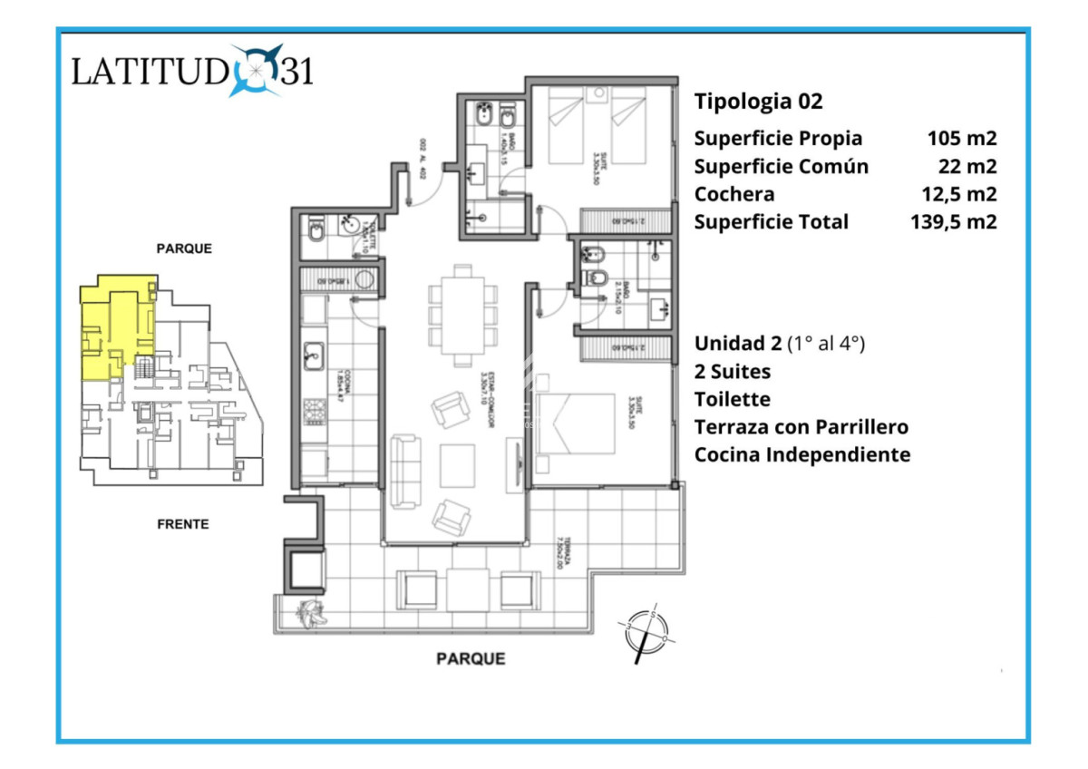 Apartamento ID.5829 - LATITUD 31 - NUEVO DESARROLLO EN RINCÓN DEL INDIO, PUNTA DEL ESTE