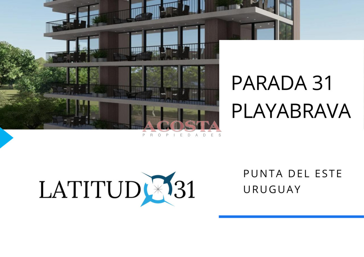 Apartamento ID.231 - LATITUD 31 - NUEVO DESARROLLO EN RINCÓN DEL INDIO, PUNTA DEL ESTE