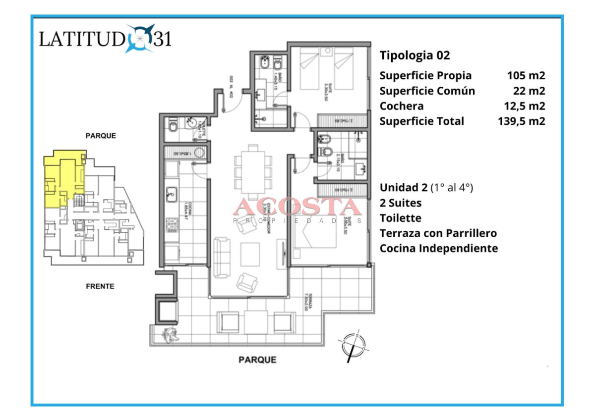 Apartamento ID.231 - LATITUD 31 - NUEVO DESARROLLO EN RINCÓN DEL INDIO, PUNTA DEL ESTE