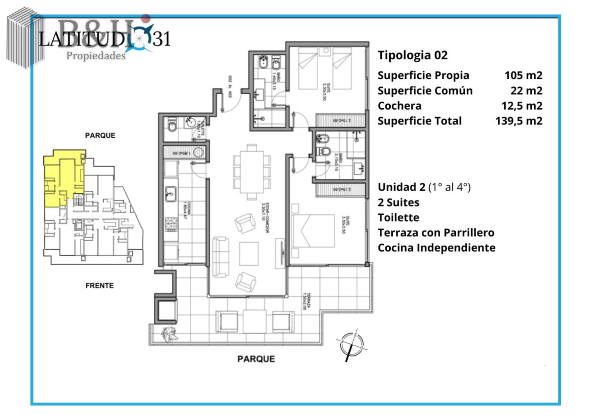 Apartamento ID.6293 - LATITUD 31 - NUEVO DESARROLLO EN RINCÓN DEL INDIO, PUNTA DEL ESTE