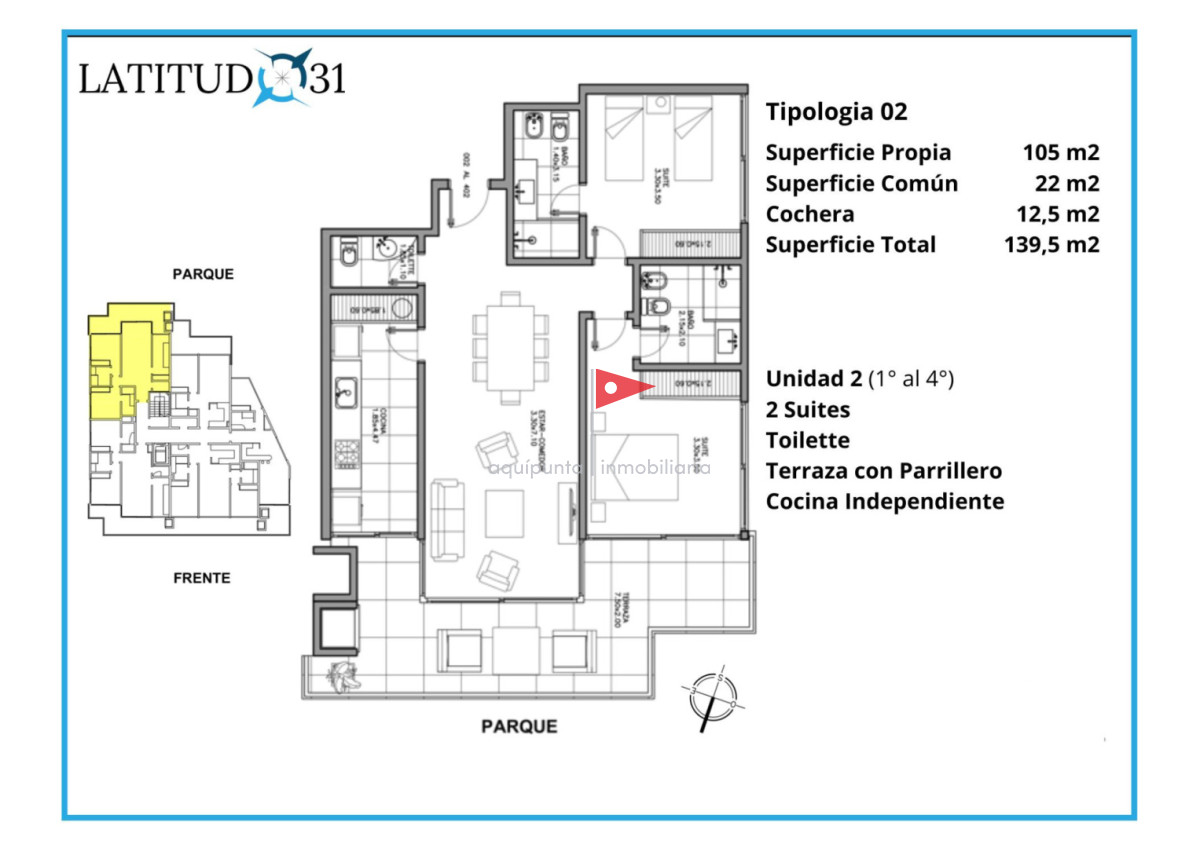 Apartamento ID.122 - LATITUD 31 - NUEVO DESARROLLO EN RINCÓN DEL INDIO, PUNTA DEL ESTE