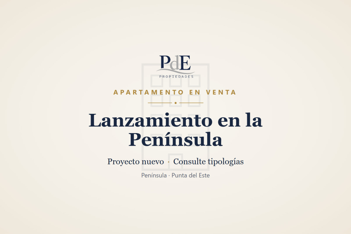 Imagen de PROYECTO MODELO, nuevo lanzamiento en Punta del Este, en el corazon de la Peninsula