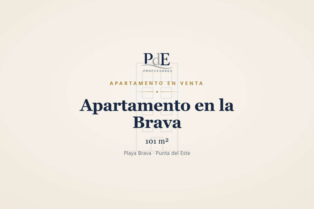 Imagen de Apartamento venta 3 dormitorios 2 baños | Torres del Este, Torre II, Brava
