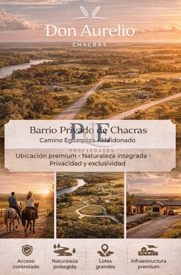 Campo / Proyecto de Fraccionamiento - Camino Eguzquiza (Maldonado)