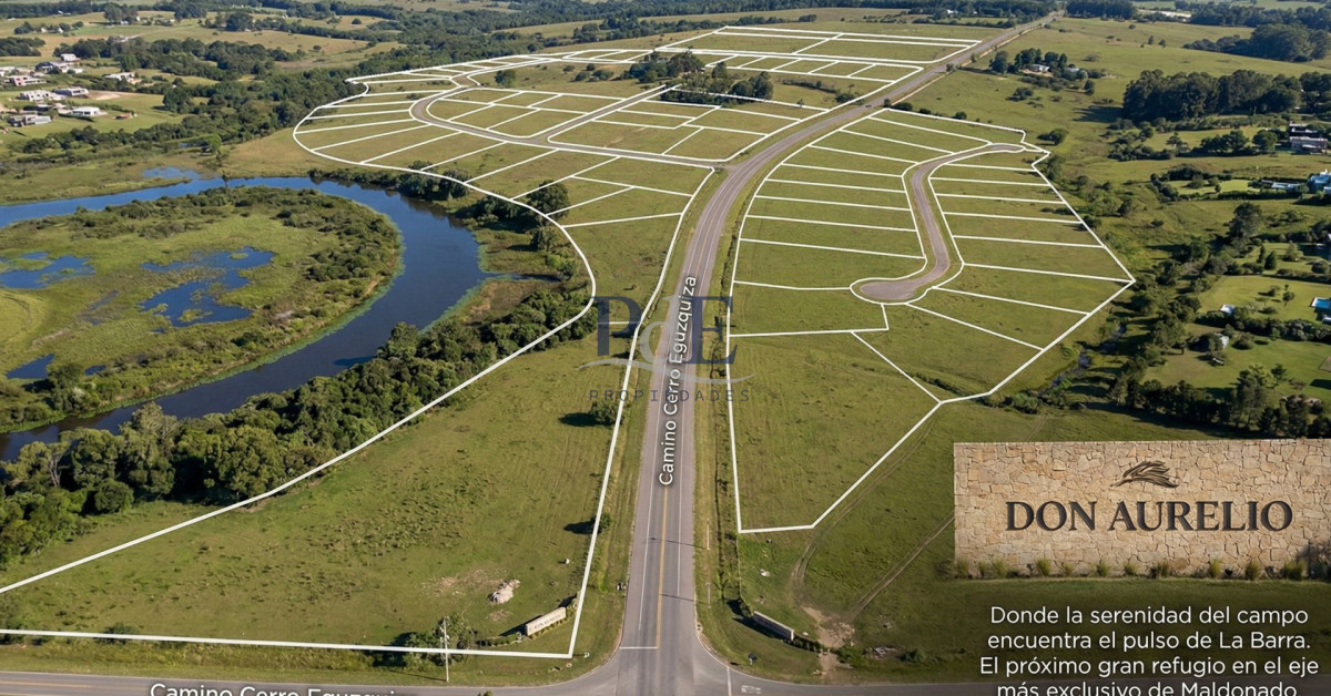Campo / Proyecto de Fraccionamiento - Camino Eguzquiza (Maldonado) - Imagen 2