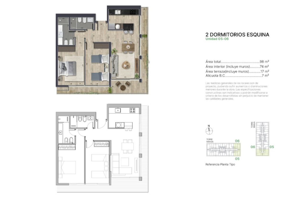Apartamento ID.21098764 - VENTA UNIDAD ESQUINERA EN TORRES DEL ESTE PISO ALTO