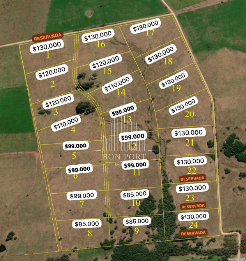 Chacra ID.174 - Chacras de 3 hectareas Ama Jose Ignacio , desde 85,000 dolares 