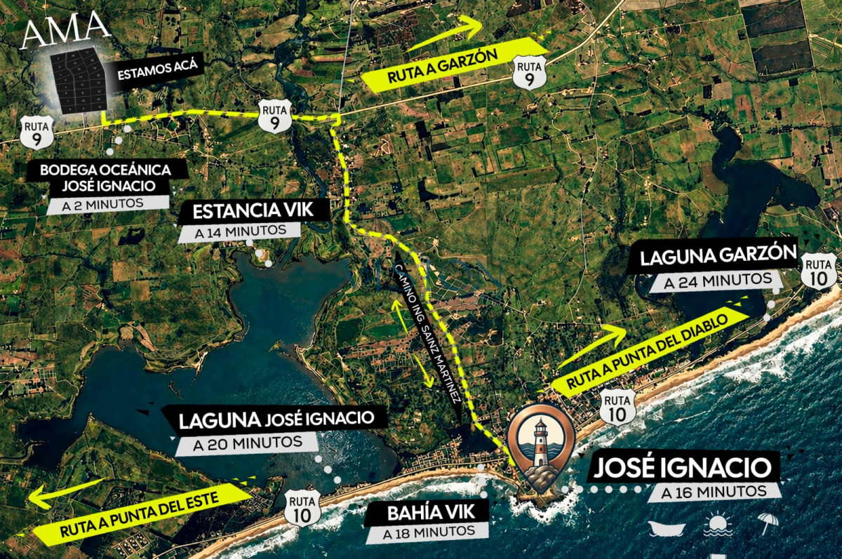 Chacra ID.24 - Chacras de 3 hectáreas Ama José Ignacio , desde U$S 55.000 ****Financiadas