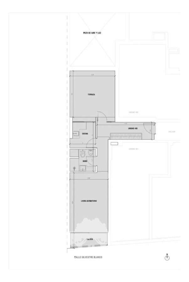 Apartamento ID.404 - Alquiler Monoambiente Pocitos Montevideo D