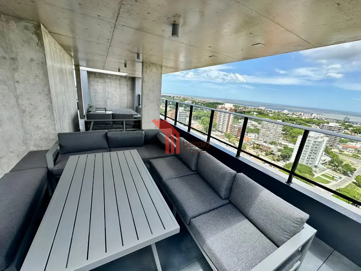 Apartamento ID.198 - Alquiler 1 dormitorio con garage en Malvín - Piso alto, vista despejada y amenities | Estrellas de Malvín