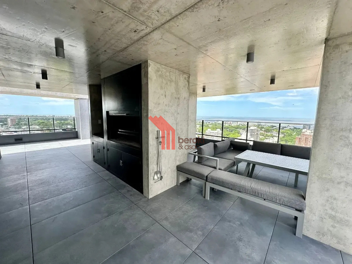 Apartamento ID.198 - Alquiler 1 dormitorio con garage en Malvín - Piso alto, vista despejada y amenities | Estrellas de Malvín
