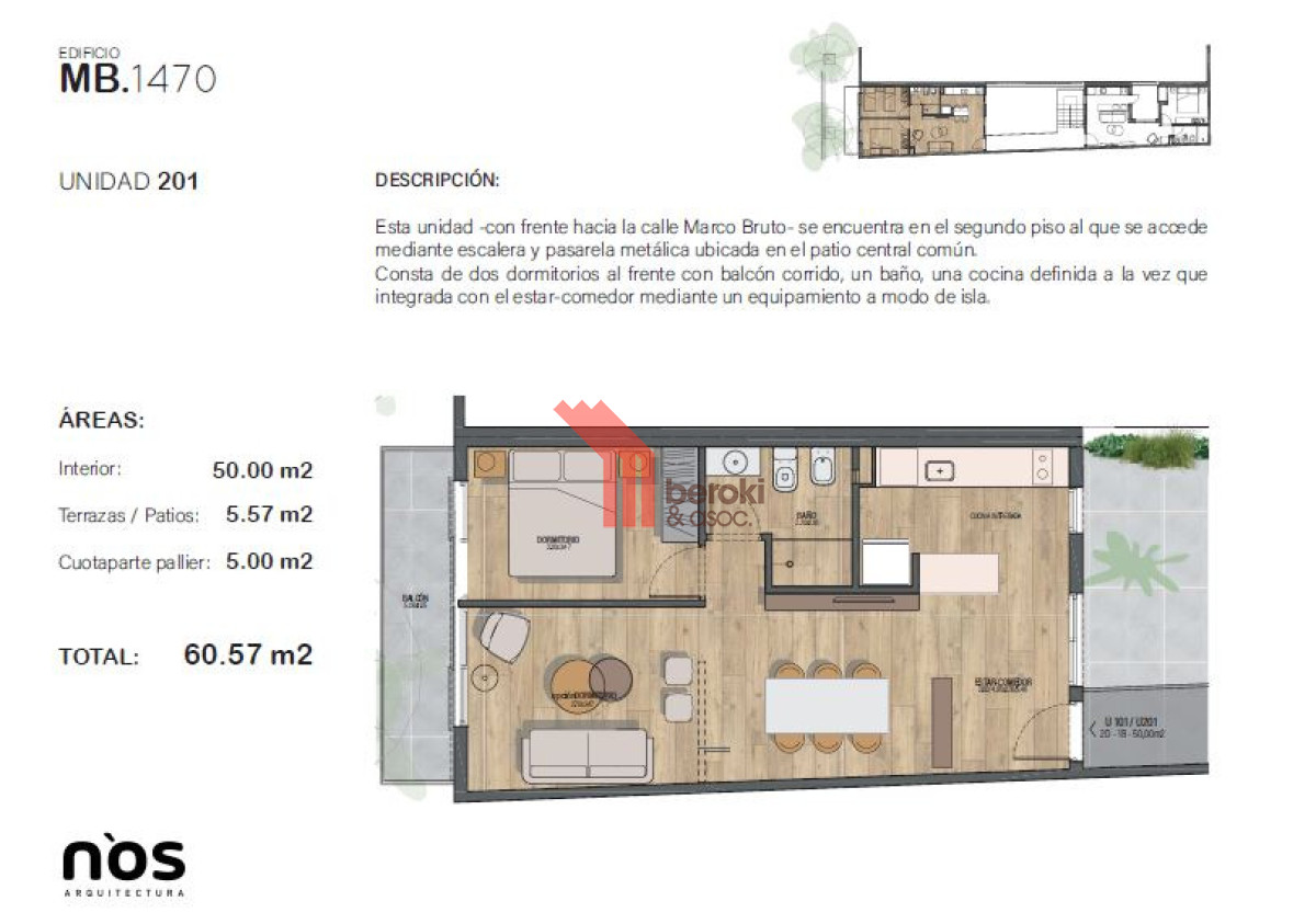 Apartamento ID.77 - VENTA APARTAMENTO A ESTRENAR 2 DORMITORIOS POCITOS