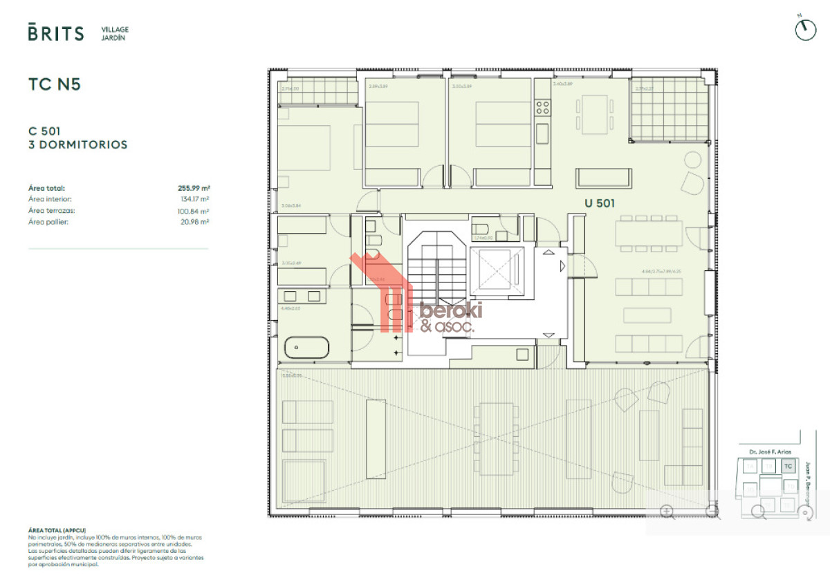 Apartamento ID.146 - Penthouse de 3 dormitorios en Carrasco