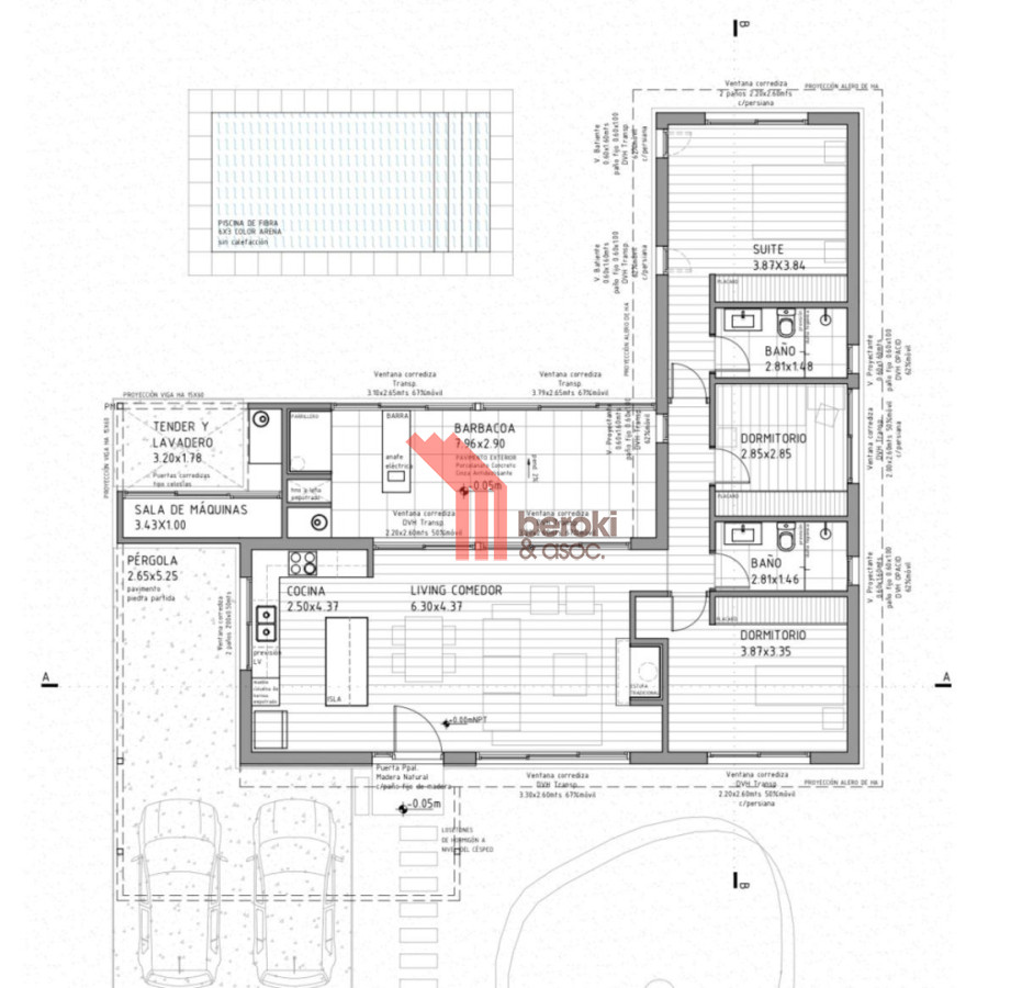 Casa ID.210 - Venta Casa a Estrenar 3 Dormitorios La Juana Piscina Barbacoa y Excelente Orientación