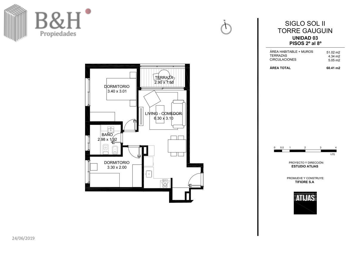 Apartamento ID.6880 - Torre Gauguin - 2 Dormitorios