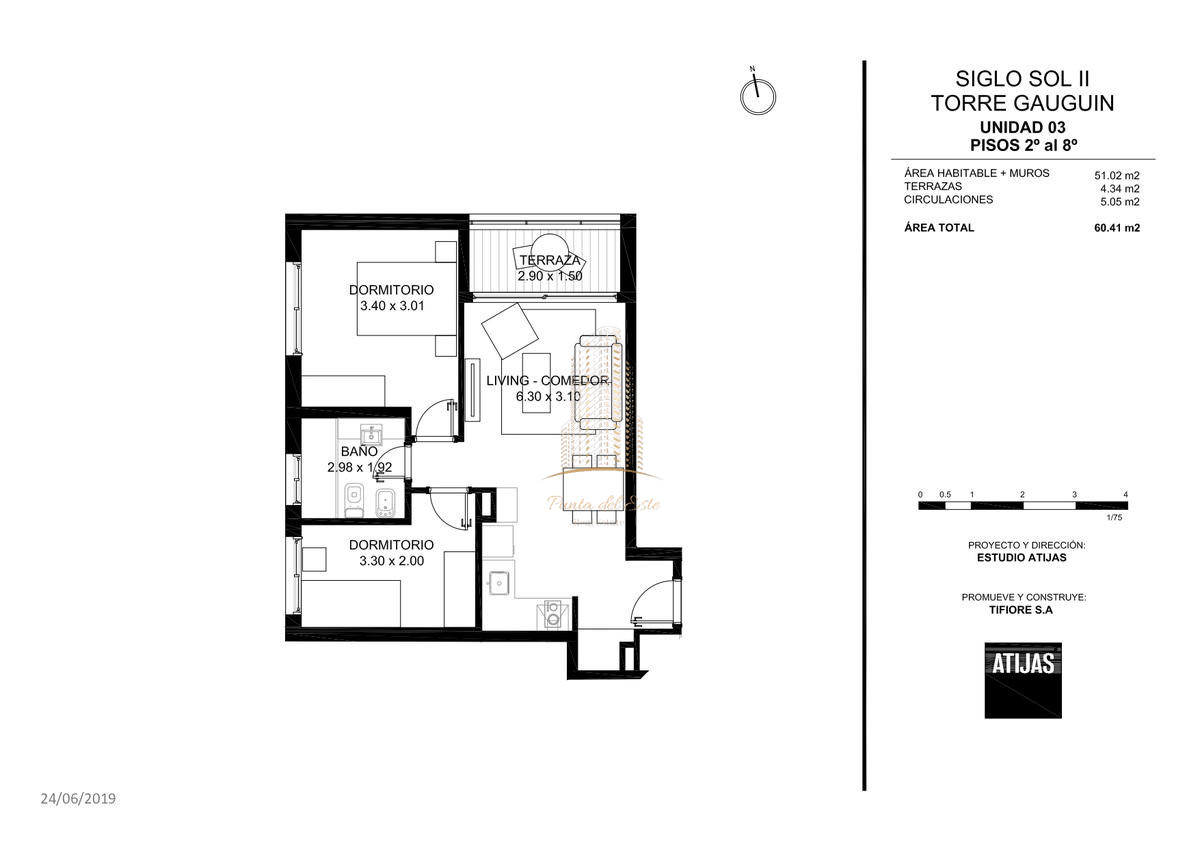 Apartamento ID.1142 - Torre Gauguin - 2 Dormitorios