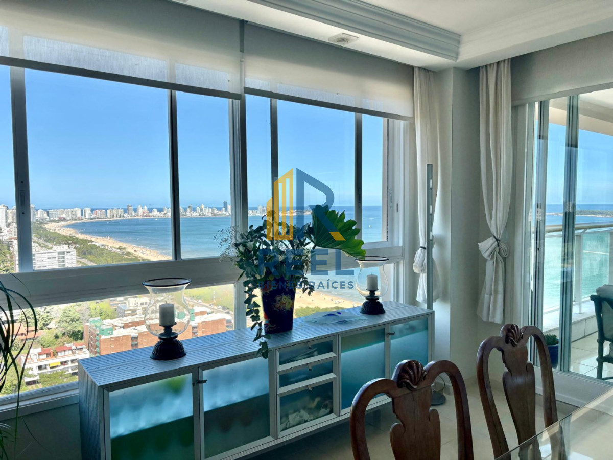 Apartamento ID.340 - ✨ Le Jardin - Piso Alto Esquinero | 3 Suites + Dependencia | Palier Privado