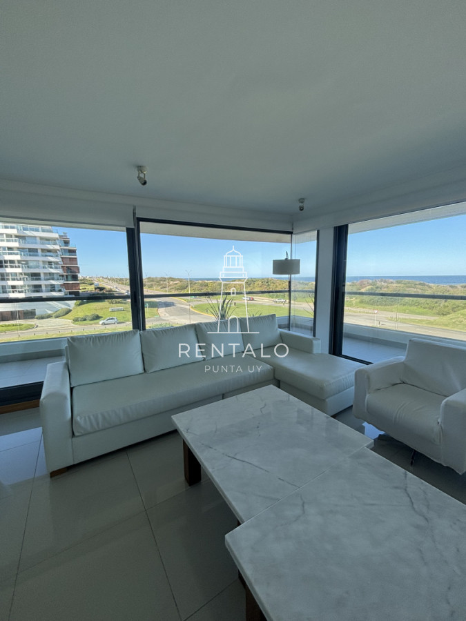 Apartamento ID.1026 - Apartamento en venta 3 dormitorios esquinero en Blue Bird de 3 suite. Playa Brava - Punta del Este