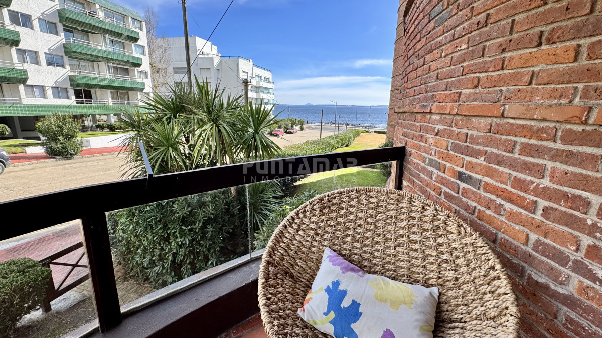 ALQUILER HERMOSO APARTAMENTO CON VISTA AL MAR EN PUNTA DEL ESTE - PMI1049A