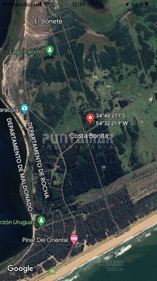 Terreno ID.213084 - VENTA  de 4 TERRENOS EN COSTA BONITA 
