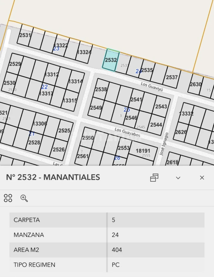Terreno ID.213798 - TERRENO EN VENTA EN MANANTIALES 