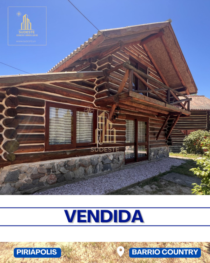 Apartamento ID.15 - Hermosa Cabaña a la Venta en Piriápolis